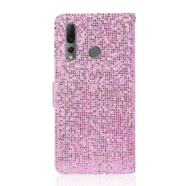 For Huawei P Smart Z Glitter Powder Horizontal Flip Leather Case with Card Slots & Holder & Lanyard