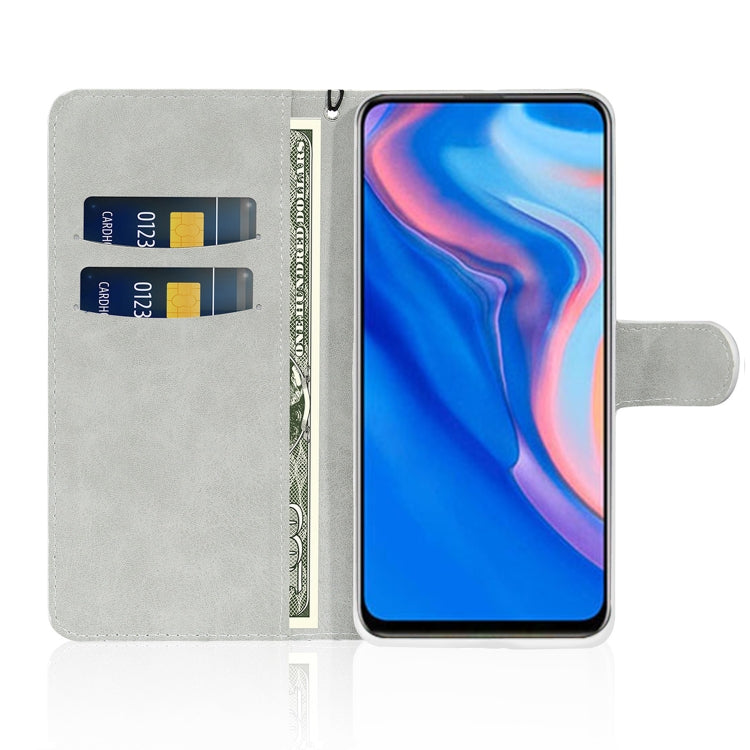 For Huawei P Smart Z Glitter Powder Horizontal Flip Leather Case with Card Slots & Holder & Lanyard