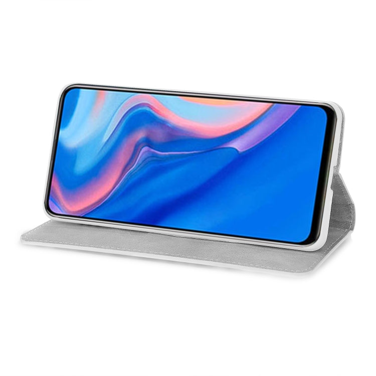 For Huawei P Smart Z Glitter Powder Horizontal Flip Leather Case with Card Slots & Holder & Lanyard