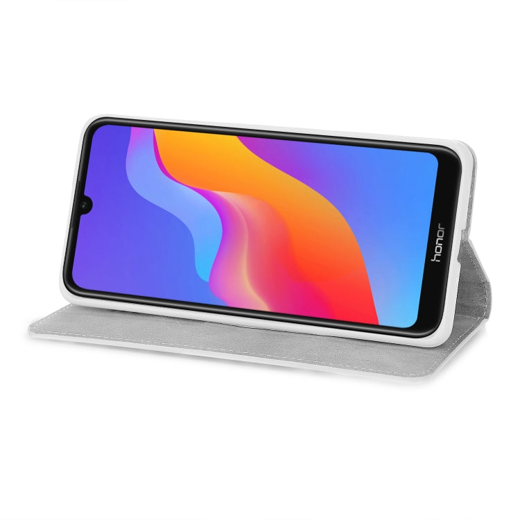 For Huawei Honor 8A / Y6 (2019) Glitter Powder Horizontal Flip Leather Case with Card Slots & Holder & Lanyard