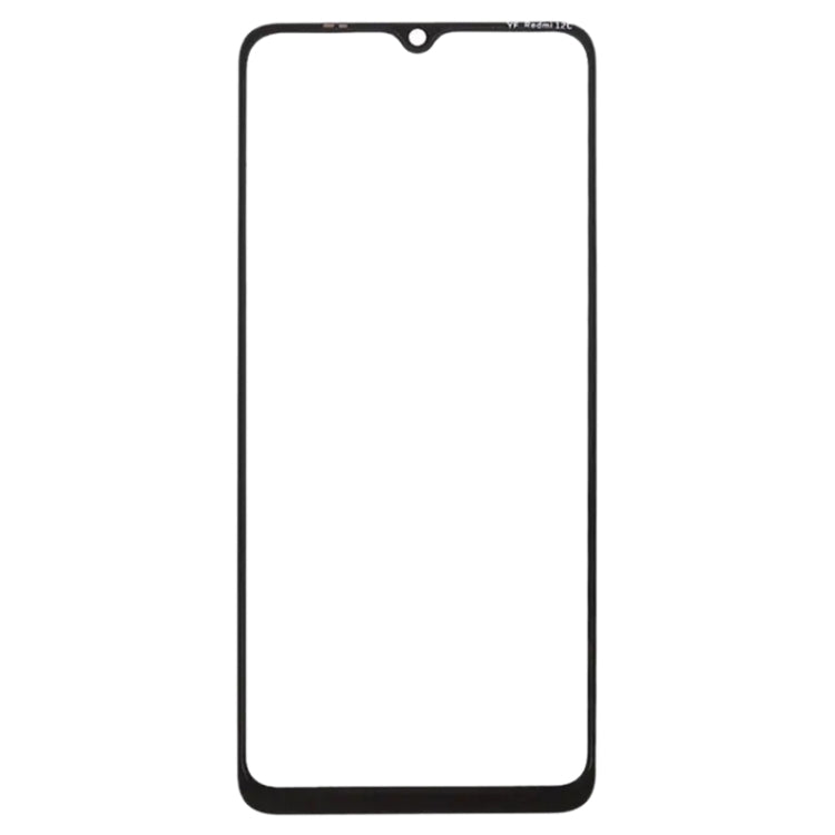 For Xiaomi Redmi 12C 4G Front Screen Outer Glass Lens with OCA Optically Clear Adhesive