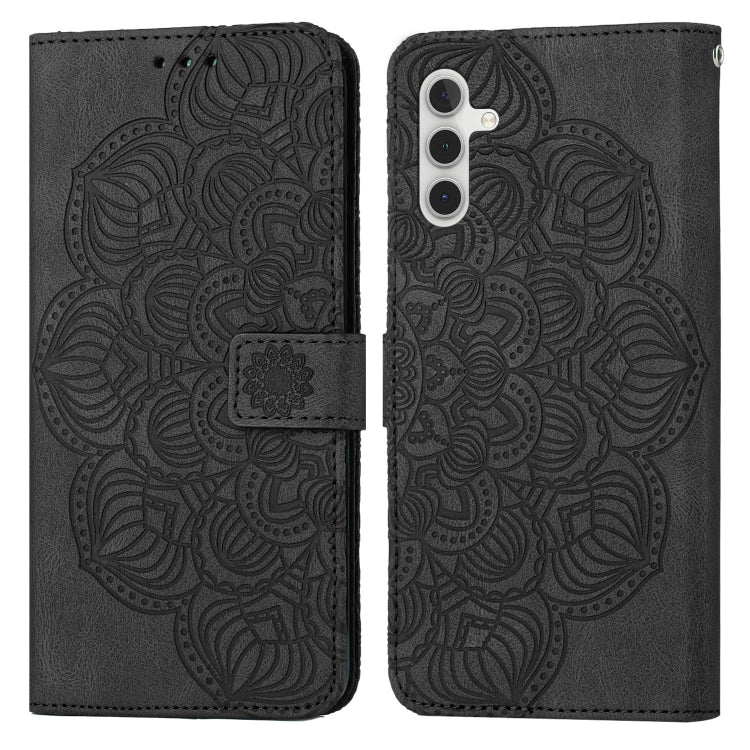 For Samsung Galaxy S23 FE 5G Mandala Embossed Flip Leather Phone Case