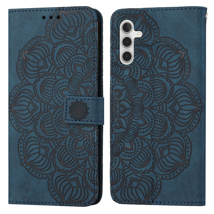 For Samsung Galaxy S23 FE 5G Mandala Embossed Flip Leather Phone Case
