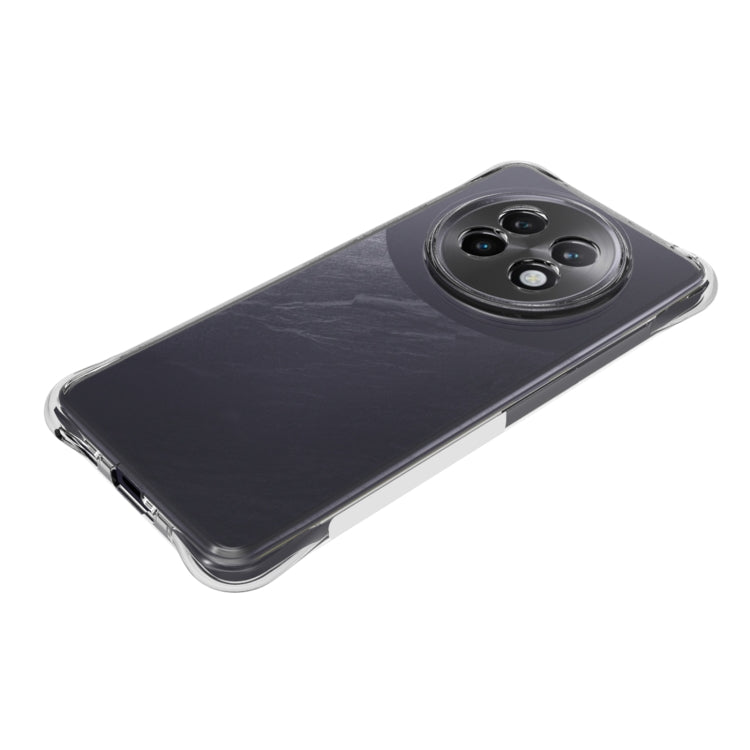 For Realme 13+ 5G Global Shockproof Non-slip Thickening TPU Phone Case - Transparent