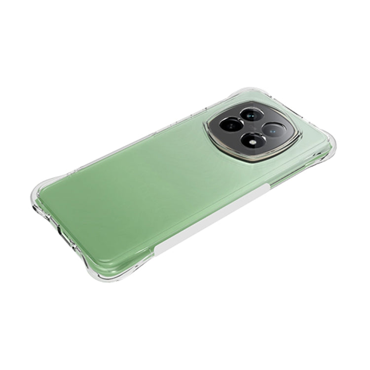 For Realme P2 Pro 5G Shockproof Non-slip Thickening TPU Phone Case - Transparent