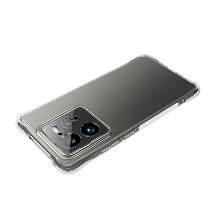 For Realme GT 7 Pro 5G Shockproof Non-slip Thickening TPU Phone Case - Transparent