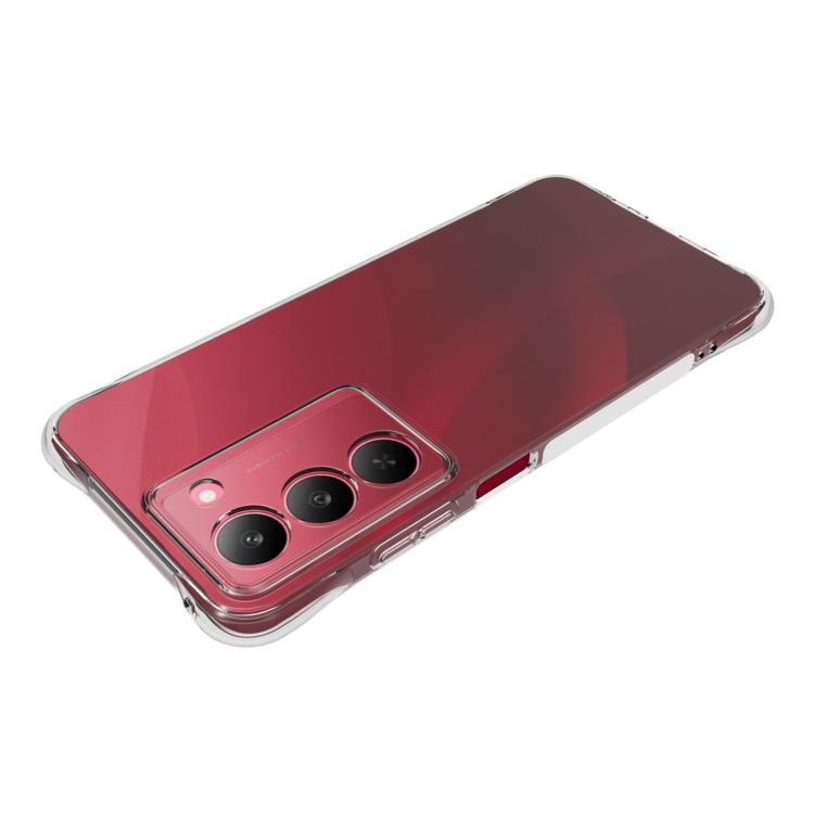 For Realme 14x Shockproof Non-slip Thickening TPU Phone Case - Transparent