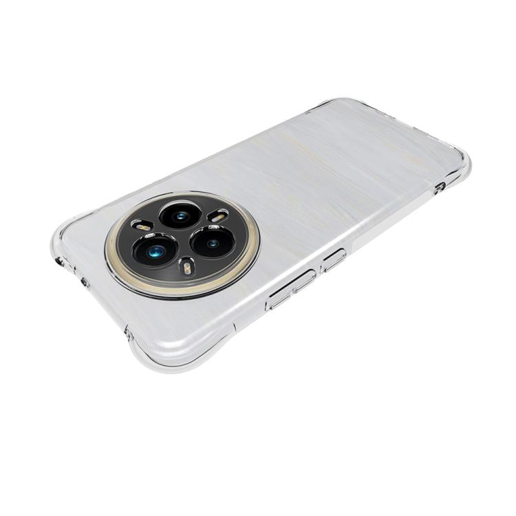 For Realme 14 Pro+ 5G Shockproof Non-slip Thickening TPU Phone Case - Transparent