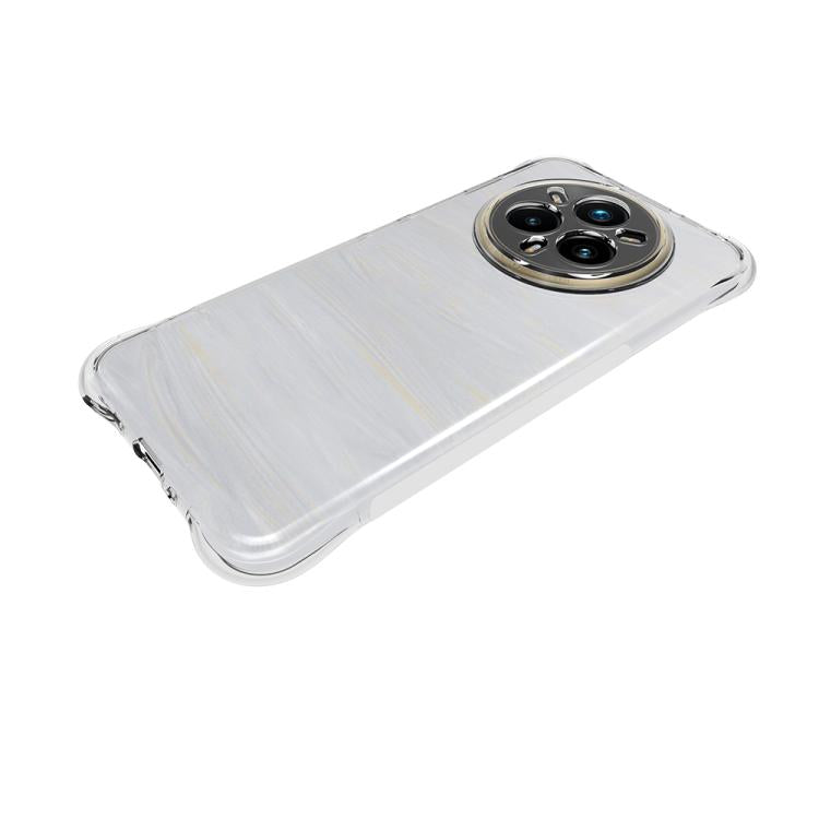 For Realme 14 Pro+ 5G Shockproof Non-slip Thickening TPU Phone Case - Transparent