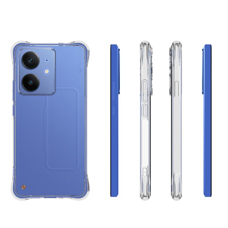 For Realme Neo7 SE Shockproof Non-slip Thickening TPU Phone Case - Transparent