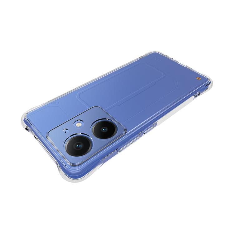 For Realme Neo7 SE Shockproof Non-slip Thickening TPU Phone Case - Transparent