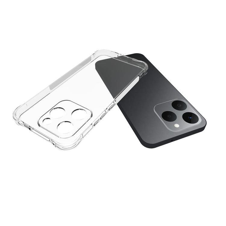 For Realme 15T 5G Shockproof Non-slip Thickening TPU Phone Case - Transparent
