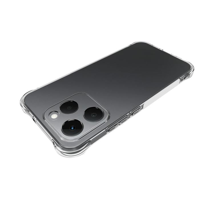 For Realme 15T 5G Shockproof Non-slip Thickening TPU Phone Case - Transparent