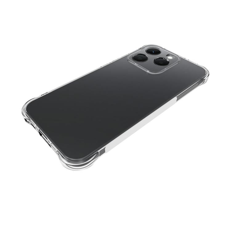 For Realme 15T 5G Shockproof Non-slip Thickening TPU Phone Case - Transparent