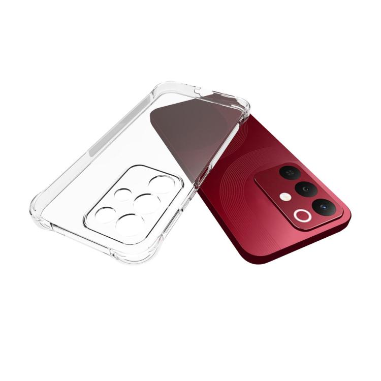 For Realme 15x 5G / C85 5G Global Shockproof Non-slip Thickening TPU Phone Case - Transparent