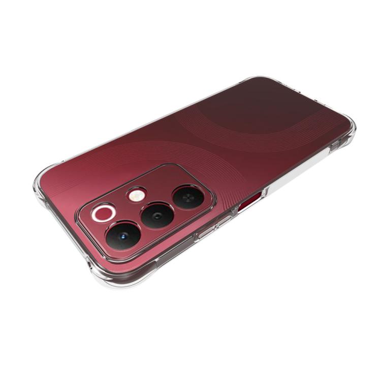 For Realme 15x 5G / C85 5G Global Shockproof Non-slip Thickening TPU Phone Case - Transparent