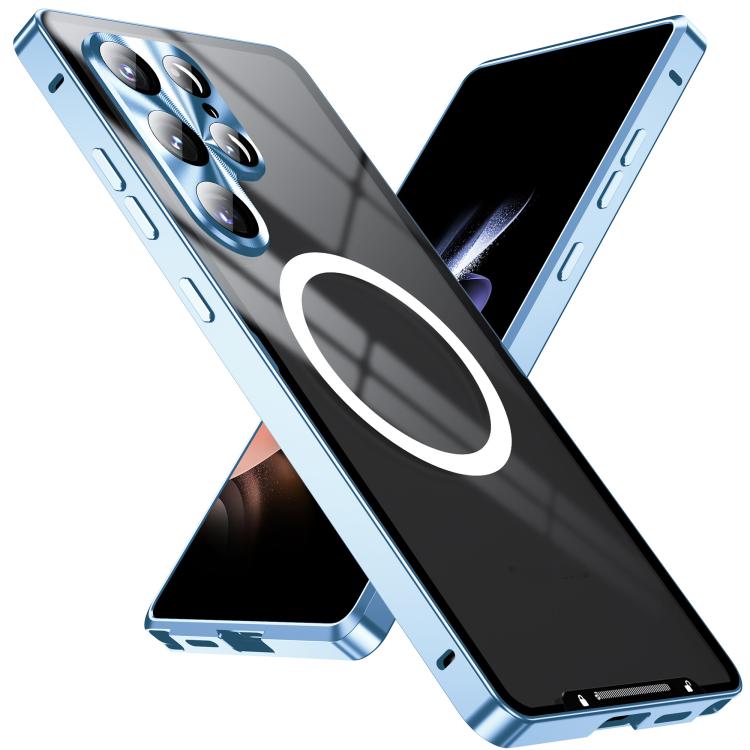 For Samsung Galaxy S25 Ultra 5G MagSafe Magnetic Frosted Metal Phone Case
