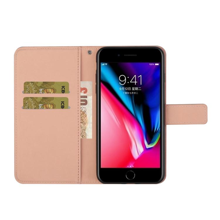 For iPhone 17e / 16e Ethnic Style Embossed Pattern Leather Phone Case