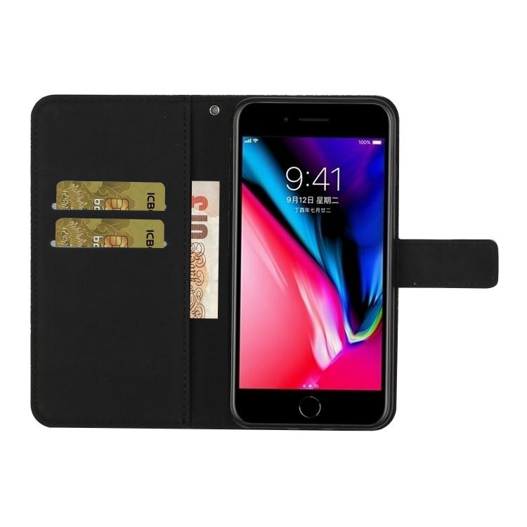 For iPhone 17e / 16e Ethnic Style Embossed Pattern Leather Phone Case
