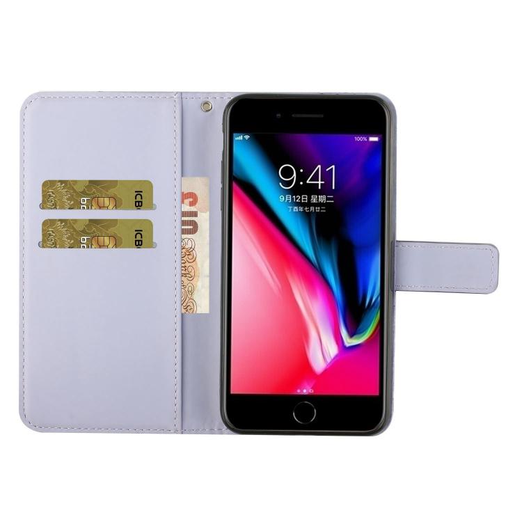For iPhone 17e / 16e Ethnic Style Embossed Pattern Leather Phone Case