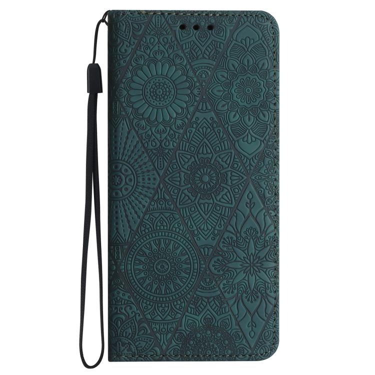 For iPhone 17 Ethnic Embossed Adsorption Leather Phone Case
