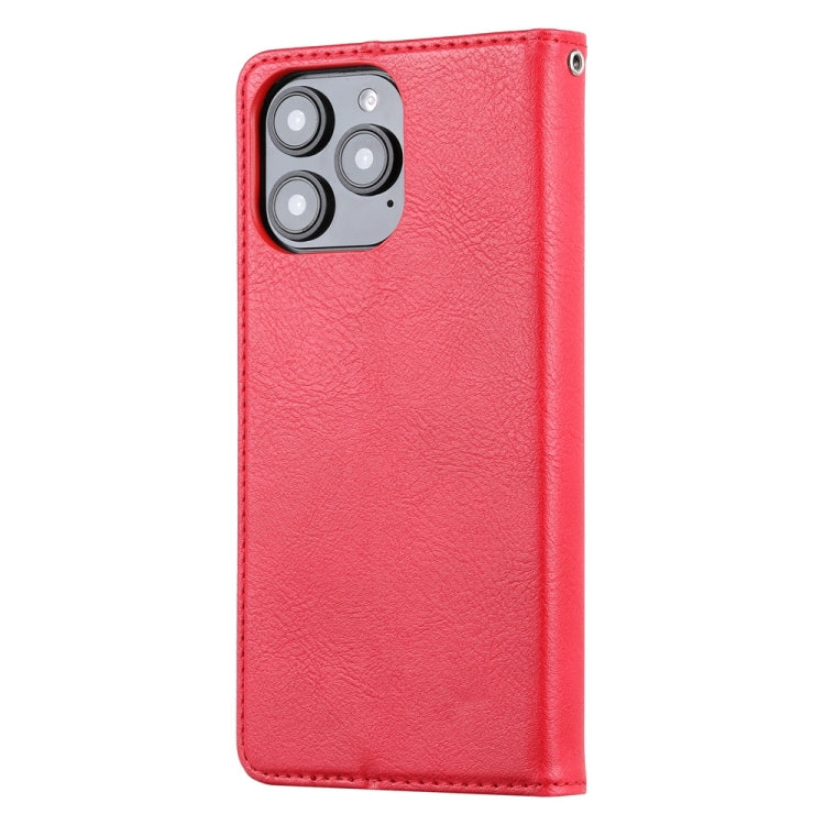 For iPhone 16 Pro Max Knead Skin Texture Flip Leather Phone Case