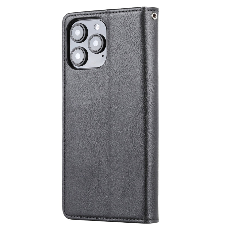 For iPhone 16 Pro Knead Skin Texture Flip Leather Phone Case