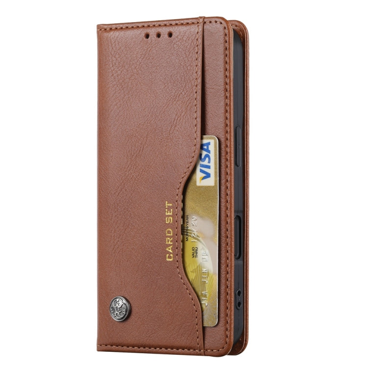 For iPhone 16 Plus Knead Skin Texture Flip Leather Phone Case