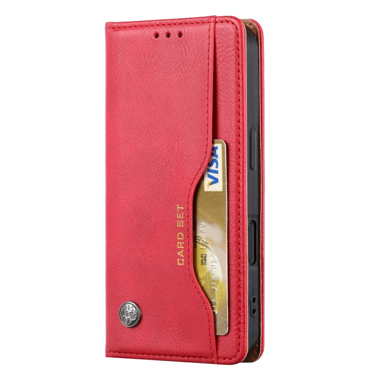 For iPhone 16 Knead Skin Texture Flip Leather Phone Case