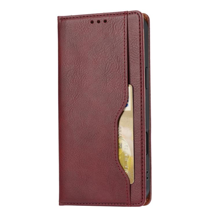 For iPhone 17 Pro Knead Skin Texture Flip Leather Phone Case