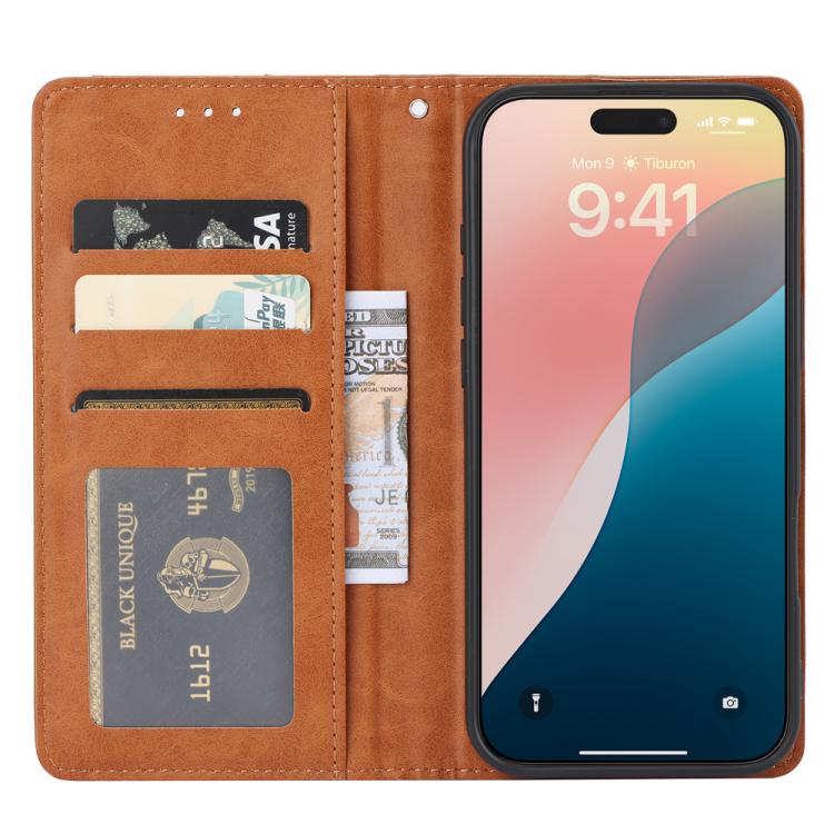 For iPhone 17 Knead Skin Texture Flip Leather Phone Case