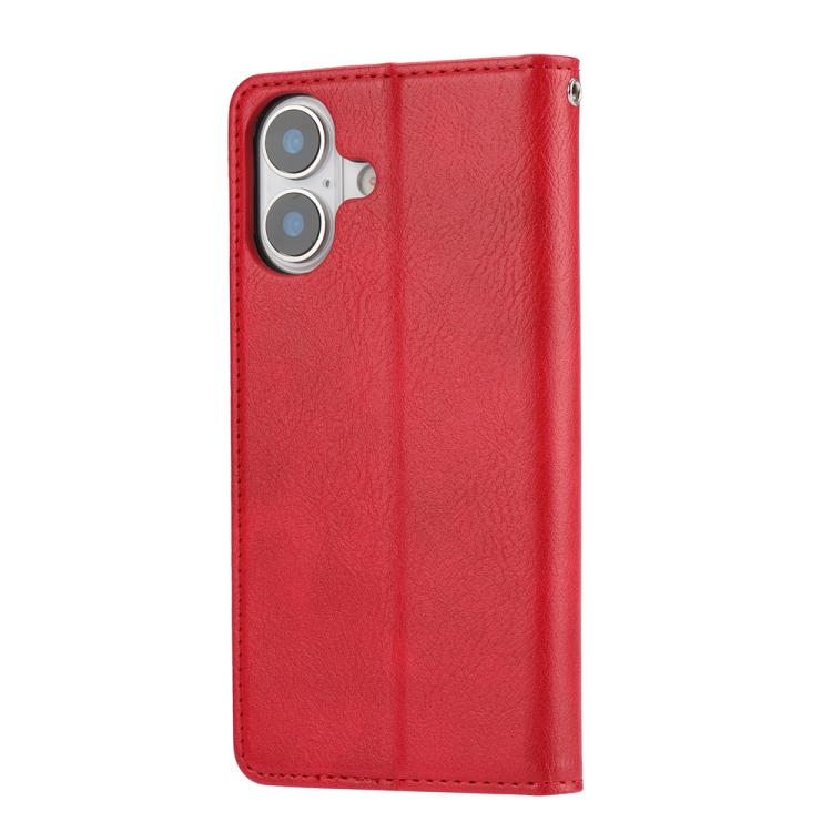 For iPhone 17 Knead Skin Texture Flip Leather Phone Case