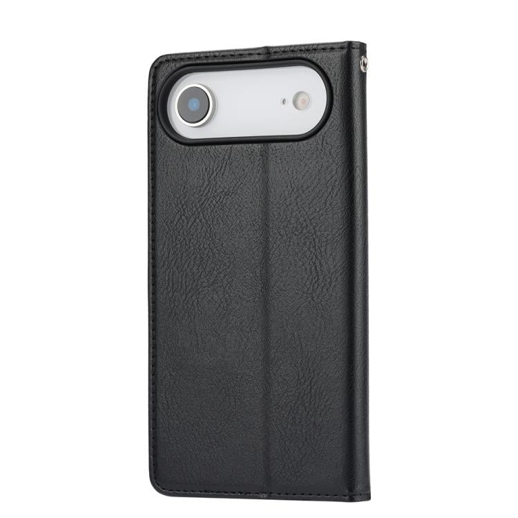 For iPhone Air Knead Skin Texture Flip Leather Phone Case
