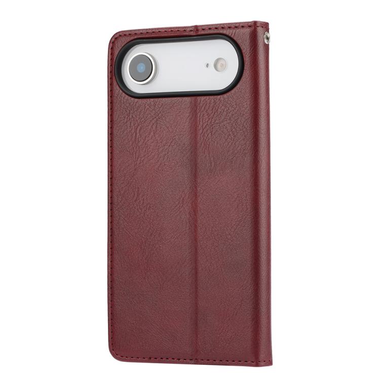 For iPhone Air Knead Skin Texture Flip Leather Phone Case