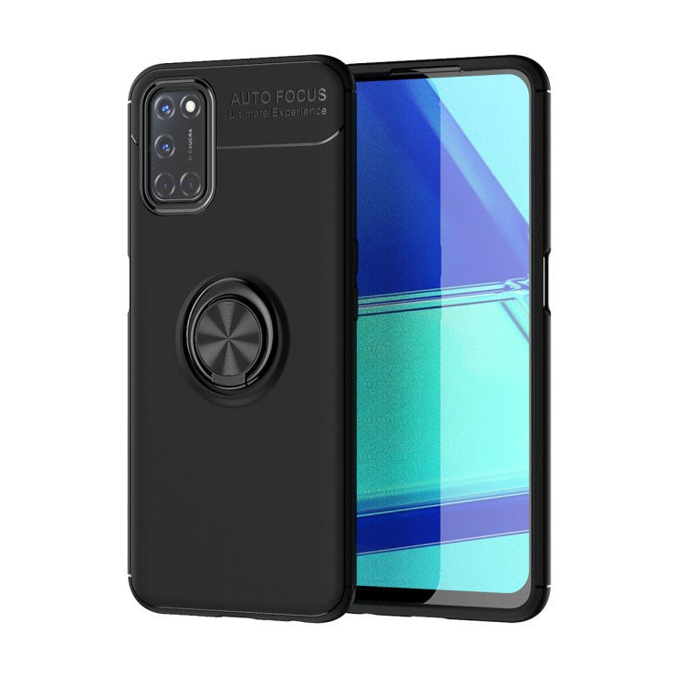 For OPPO A52 Lenuo Shockproof TPU Protective Case with Invisible Holder