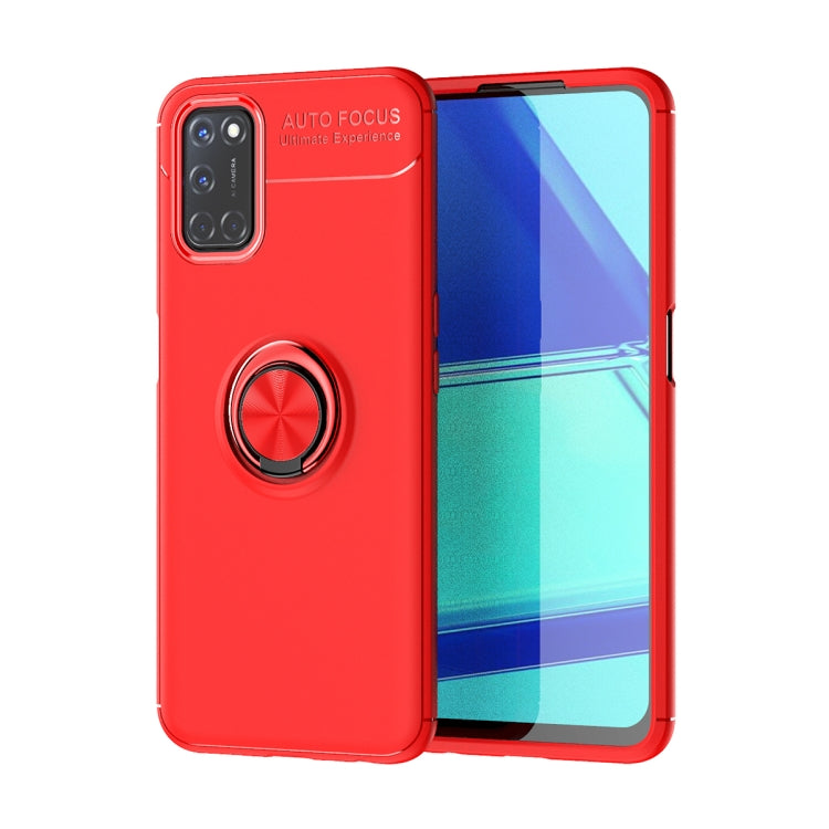 For OPPO A52 Lenuo Shockproof TPU Protective Case with Invisible Holder