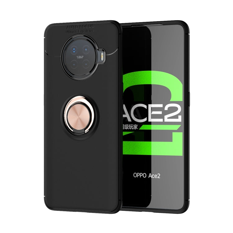 For OPPO Ace2 Lenuo Shockproof TPU Protective Case with Invisible Holder