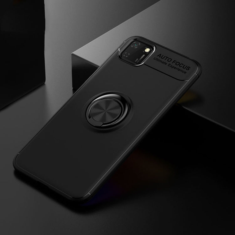 For Huawei Y5P Lenuo Shockproof TPU Protective Case with Invisible Holder