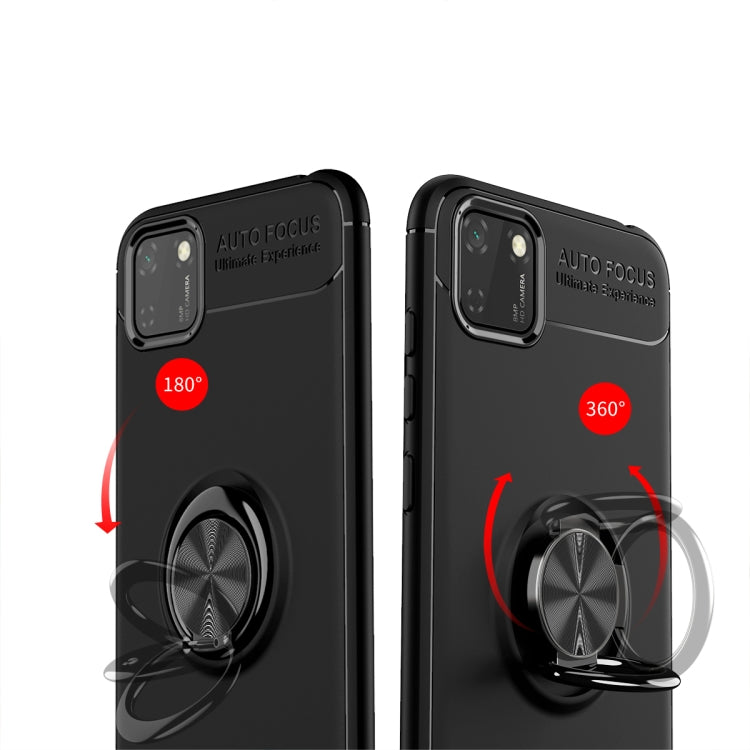 For Huawei Y5P Lenuo Shockproof TPU Protective Case with Invisible Holder