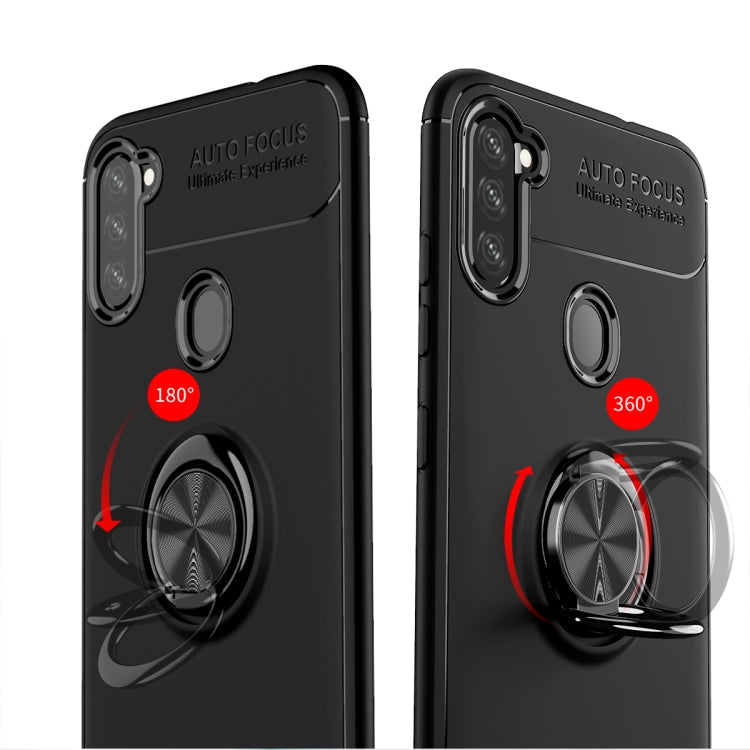 For Samsung Galaxy A11 Lenuo Shockproof TPU Protective Case with Invisible Holder