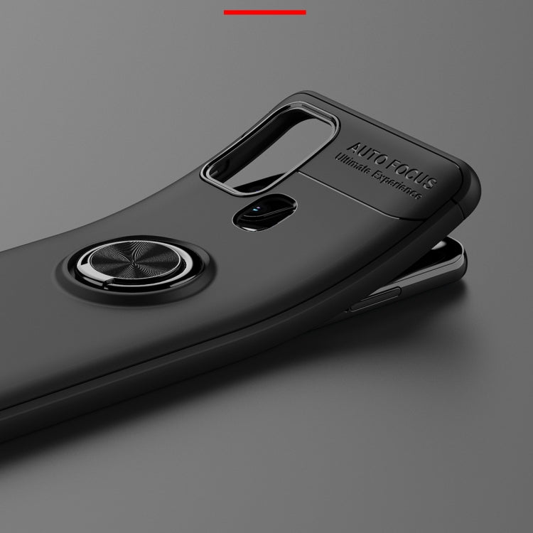 For Samsung Galaxy A21s Lenuo Shockproof TPU Protective Case with Invisible Holder