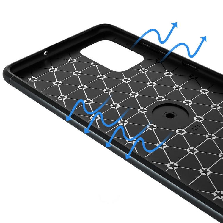 For Samsung Galaxy A51 5G Lenuo Shockproof TPU Protective Case with Invisible Holder