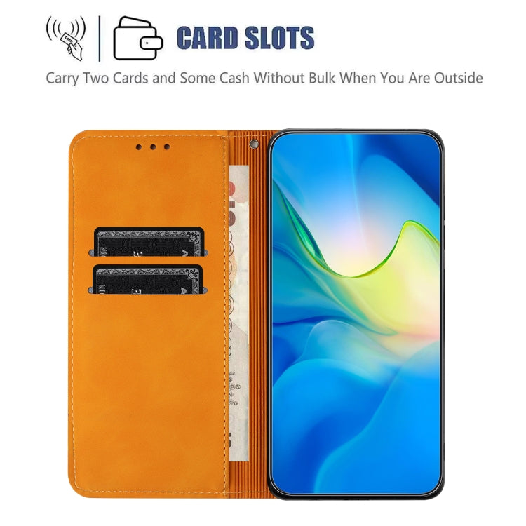 For Samsung Galaxy S23 FE 5G Ethnic Embossed Adsorption Leather Phone Case