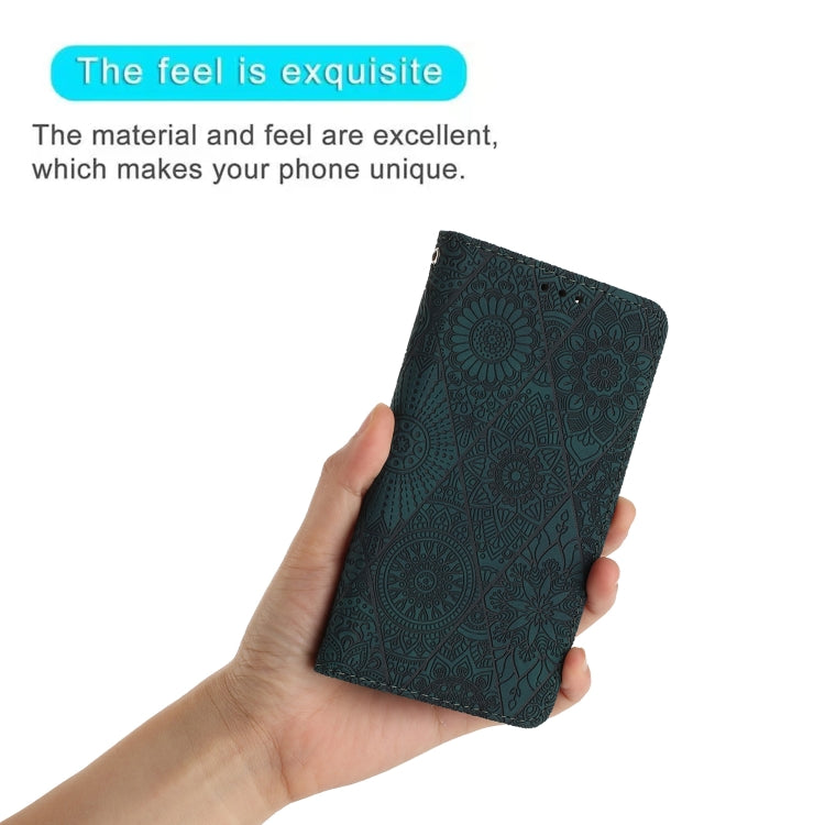 For Samsung Galaxy S23 FE 5G Ethnic Embossed Adsorption Leather Phone Case