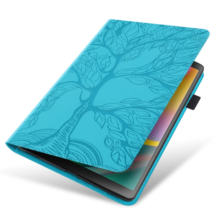 For Samsung Galaxy Tab S9 / S8 / S7 Life Tree Series Horizontal Flip Leather Tablet Case