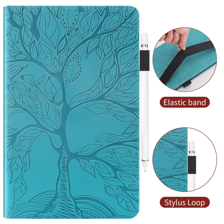 For Samsung Galaxy Tab S9 / S8 / S7 Life Tree Series Horizontal Flip Leather Tablet Case