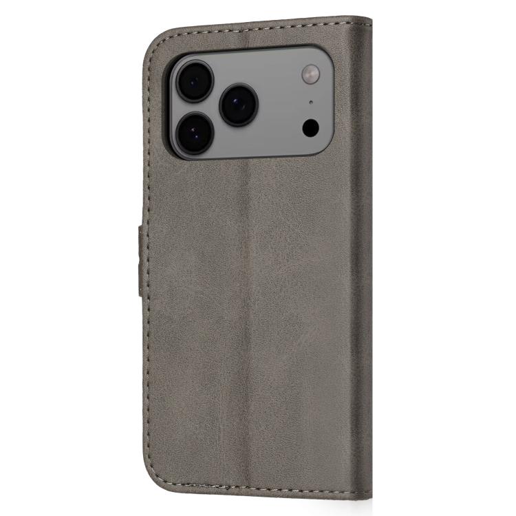 For iPhone 17 Pro Max Embossed Happy Cat Pattern Flip Leather Phone Case