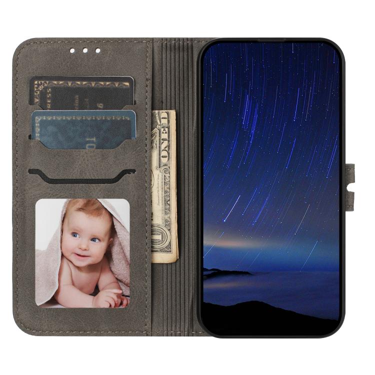 For iPhone 17 Pro Embossed Happy Cat Pattern Flip Leather Phone Case