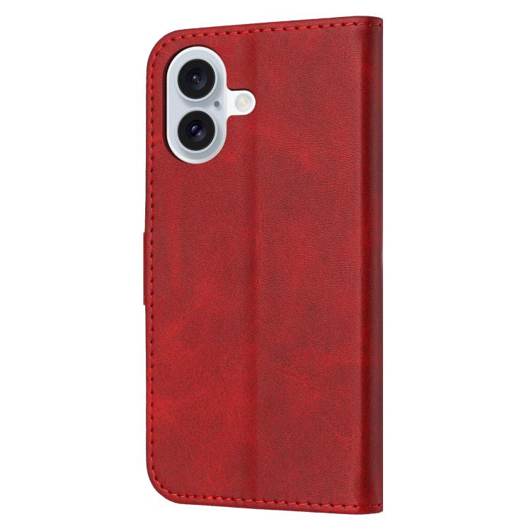For iPhone 17 Embossed Happy Cat Pattern Flip Leather Phone Case