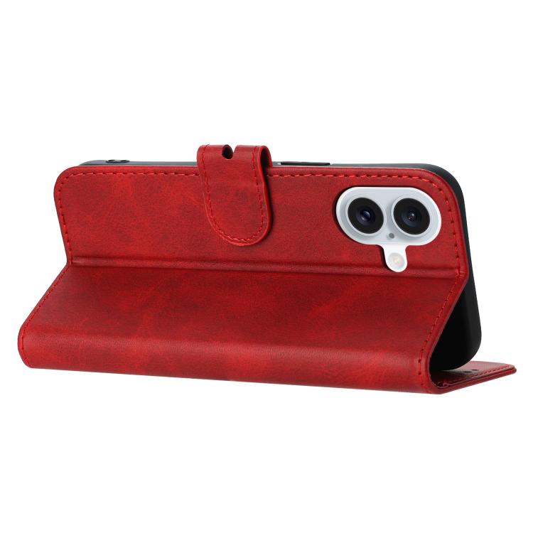 For iPhone 17 Embossed Happy Cat Pattern Flip Leather Phone Case